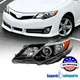 Fits 2012-2014 Toyota Camry SE Style Shiny Black Driver Side Projector Headlight