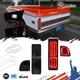 Smoke Lens LED Taillamps & Rear Backup Reverse Lamp For 67-72 Chevy & GMC Trucks