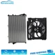 Aluminum Radiator & Cooling Fan Kit For 1999-2000 BMW 528i BMW 540i 2000-2003 M5