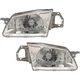 Headlight Set Fits 99-2000 Mazda Protege Left and Right With Bulb 2Pc