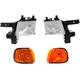 Headlight & Corner Light Kit Left & Right for 1999-2003 Dodge Ram 1500 Van Base