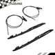 Black Sunroof Glass Cable+Track Assembly For 15-2020 Ford F150 17-19 F250 F350
