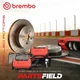 Front Brembo Xtra Drilled Disc Rotors+NAO Pads for Toyota 86 ZN6 12-22 276mm