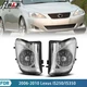 For 2006-2010 LEXUS IS250 IS350 Fog Lights Halogen Clear Lens Front Bumper Lamps