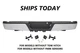 NEW Complete Chrome Rear Bumper Assembly For 2015-2020 Ford F-150