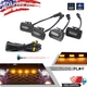 For 2020-22 Toyota Tacoma Front Hood Grille Amber LED Lights Assy w/Wire Harness