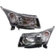 For 2016 Chevy Cruze Limited Headlight Driver and Passenger Side Pair GM2502361