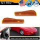 Amber Front Bumper Turn Signal Lights Lenses For 93-97 Pontiac Firebird Trans Am