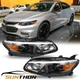 Black Projector Headlights Headlamps For Chevy Malibu 2016 2017 2018 Left&Right