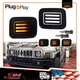 2x For Hummer H2 03-09 Led Smoked Corner Turn Signal Side Marker Lights 15060530