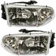 For Mercury Villager Headlight 1999-2002 Driver and Passenger Side Pair Halogen