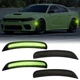 4PCS Front Rear Bumper LED Side Marker Lights Lamps For 2015-2023 Dodge Charger