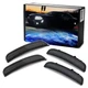 Smoke Lens Front/Rear White LED Strip Side Marker Lights For 15-23 Dodge Charger