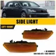 2PCS Lens Front Amber Side Marker Housing For 2010-2014 VW MK6 GTI 5K0-945-071