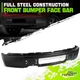 Primered Black Front Bumper Face Bar w/o Fog Lights Holes for Ford F150 09-14
