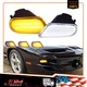 Sequential Clear Corner Front DRL Turn Signal Lights For 98-02 Pontiac Firebird