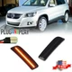 2X Sport Smoked Amber LED Front Bumper Side Marker Light For 2009-2017 VW Tiguan