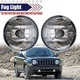Pair Fog Light Bumper Lamp Clear Lens For 2011-2017 Jeep Patriot Left&Right Side Pair Fog Light Bumper Lamp Clear Lens For 2011-2017 Jeep Patriot Left&Right Side