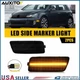 For 10-14 VW Volkswagen MK6 Golf/GTI Front Side Marker Smoke LED Signal Lights H
