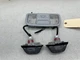 11-13 HONDA CR-Z FRONT OVERHEAD CONSOLE DOME LIGHT MAP LAMP SET, OEM LOT3664