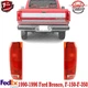 Tail Lights Assembly Set For 1990-1997 Ford Bronco F-150 F-250 F-350
