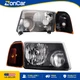 Pair Headlight Assembly For 2001-2011 Ford Ranger Halogen Black Amber Clear Pair Headlight Assembly For 2001-2011 Ford Ranger Halogen Black Amber Clear