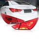 2011-2014 VLAND Tail Lights LED DRL Red Lens Rear Lamps For Hyundai Sonata Sedan