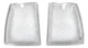 FORD Ranger Bronco II CLEAR Left $ Right Corner Lamp Lens and Housing 1989 1994