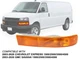 For Parking Signal Lamp 2003-2020 GMC Savana Chevy Express Driver Left GM2520188