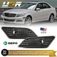 DEPO Crystal Smoke Bumper Side Marker Light For 2012-2014 Mercedes W204 C Class