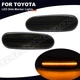 For 2000-2005 Toyota Celica M/T A/T Smoke Lens LED Side Marker Lights Left+Right