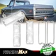 Pair Fleetside Pickup Tail Light Lenses w/ Gaskets for 1967-72 Chevy & GMC Truck