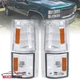 Corner Lights Fits 1994-1998 GMC Yukon Sierra C/K C10 Clear Turn Signal Lamp 4PC