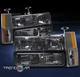 1988-1993 CHEVY/GMC C/K CRYSTAL HEADLIGHT SMOKE W/BUMPER+CORNER SIGNAL 4PCS SET