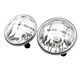 Lens Fog Light Lamps Halogen For 2011-2016 2017 Jeep Patriot LH&RH Lamps w/Bulbs Lens Fog Light Lamps Halogen For 2011-2016 2017 Jeep Patriot LH&RH Lamps w/Bulbs