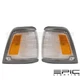 Grey Park Signal Lights for 1992-1995 TOYOTA PICKUP 2WD - Left Right Pair