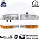 New Head Lamp Right & Left Side + Signal Lights For 1998-2005 Chevrolet Blazer