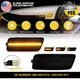 2X Front Left+Right Amber LED Side Marker Light For Volkswagen MK6 GTI 2010-2014