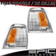 Chrome Park Signal Lights for 1992-1995 TOYOTA PICKUP 2WD - Left Right Pair