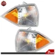 For 07-10 Jeep Compass Front Marker Signal Blinker Corner Turn Signal Pair Set