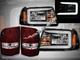 2001-2011 FORD RANGER HEADLIGHTS Lights CBAR LED BLACK+ TAIL LIGHTS DARK RED 2001-2011 FORD RANGER HEADLIGHTS Lights CBAR LED BLACK+ TAIL LIGHTS DARK RED