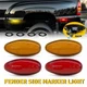 Fits Chevy 2001-2014 Silverado 2500HD 3500HD Red Amber LED Side Marker Lights EV Fits Chevy 2001-2014 Silverado 2500HD 3500HD Red Amber LED Side Marker Lights EV