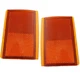Reflectors Set of 2 Front Left-and-Right Upper for Chevy Suburban Blazer Pair