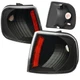 For 97-03 Ford F-150 97-02 Expedition Turn Signal Black Corner Lights Reflectors