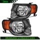 Headlights Fits 2008-2012 Ford Escape SUV Driver + Passenger Side Headlamp light