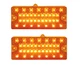 Pair Amber LED Parking Turn Signal Lights for 1969-1970 Chevy Pickup Truck