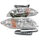 FOR 00 01 02 CHEVY CAVALIER CHROME REPLACEMENT HEADLIGHTS HEADLAMP W/LED DRL KIT FOR 00 01 02 CHEVY CAVALIER CHROME REPLACEMENT HEADLIGHTS HEADLAMP W/LED DRL KIT