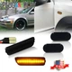 4PC Smoke Front Bumper Amber LED Side Marker Lamps For VW MK4 Golf GTI R32 Jetta