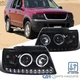 Fit 2002-2005 Ford Explorer Black/Smoke LED Strip Projector Headlights Lamps