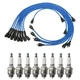 NGK Wire Set & Denso 8 Standard Spark Plugs Kit for Biscayne Corvette 7.0 V8 RWD